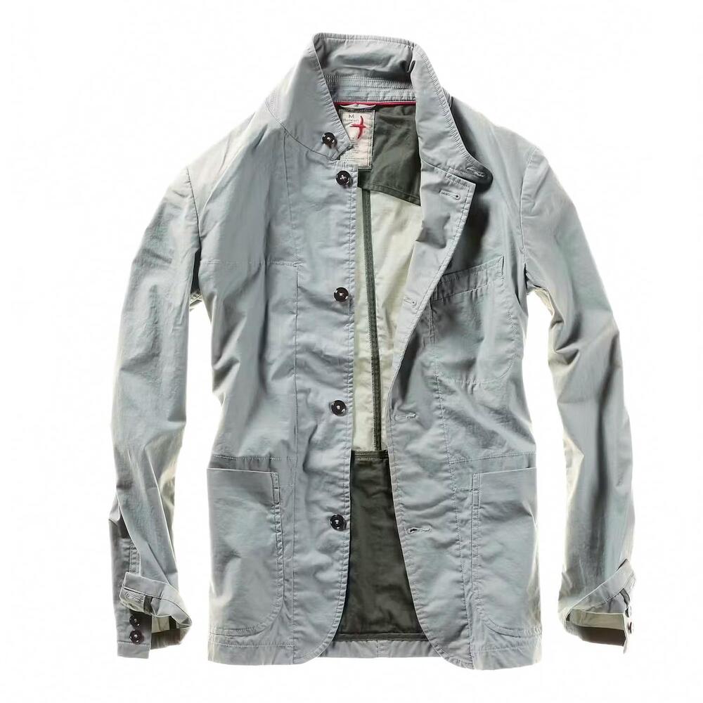 NEW RELWEN women's flywt flex blazer in light steel